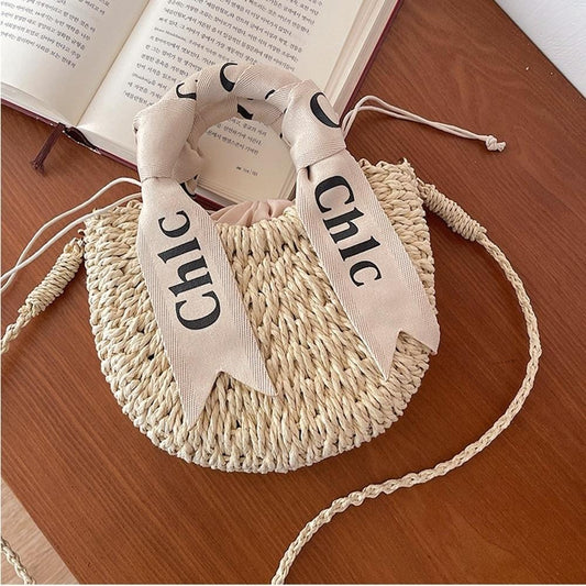 حقيبة يد قش صيفية - تصميم Chic